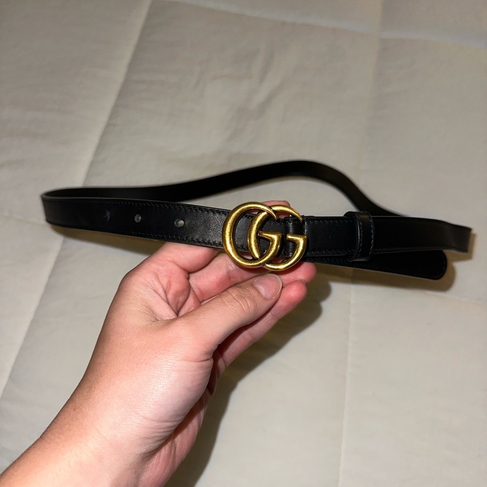Black Gucci Belt